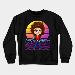 Retrowave Rider Crewneck Sweatshirt